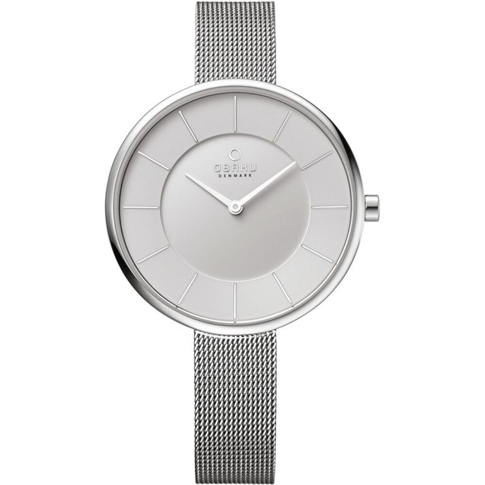 Obaku Women's Sand White Dial Watch - V185LXCIMC